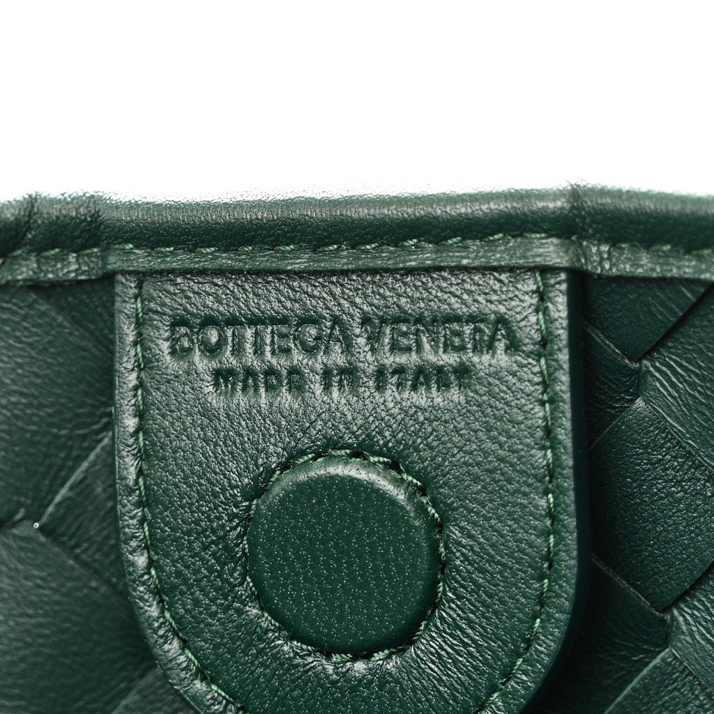 Nappa Intrecciato Sardine Bag Emerald Green
