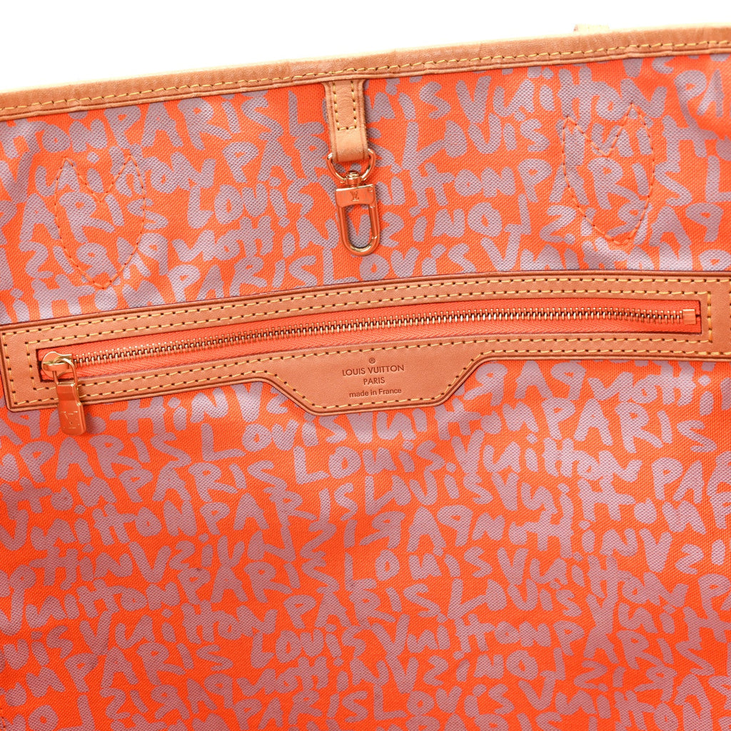 Monogram Graffiti Neverfull GM Orange