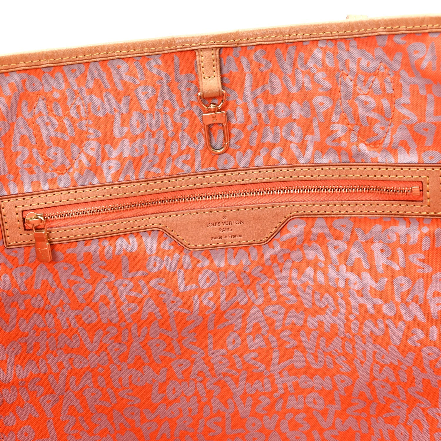 Monogram Graffiti Neverfull GM Orange