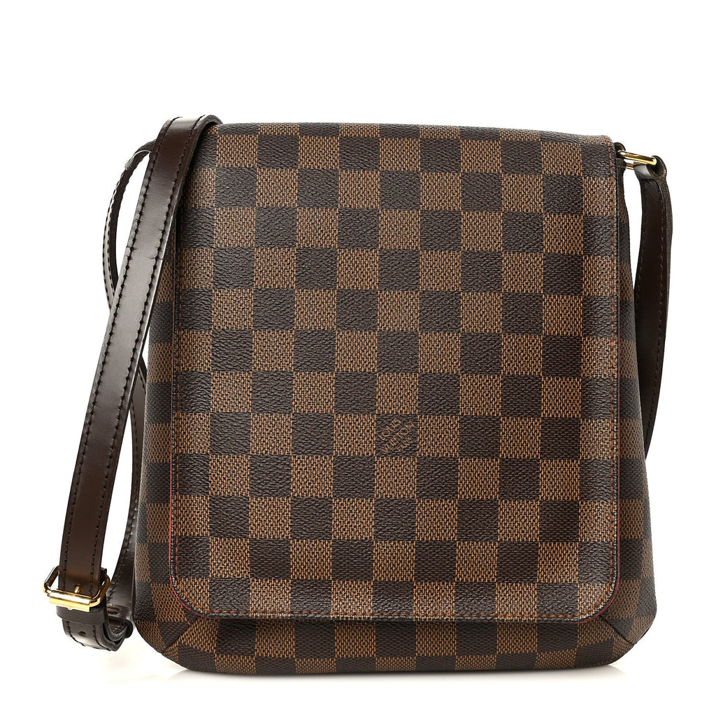 Damier Ebene Musette Salsa Long Strap