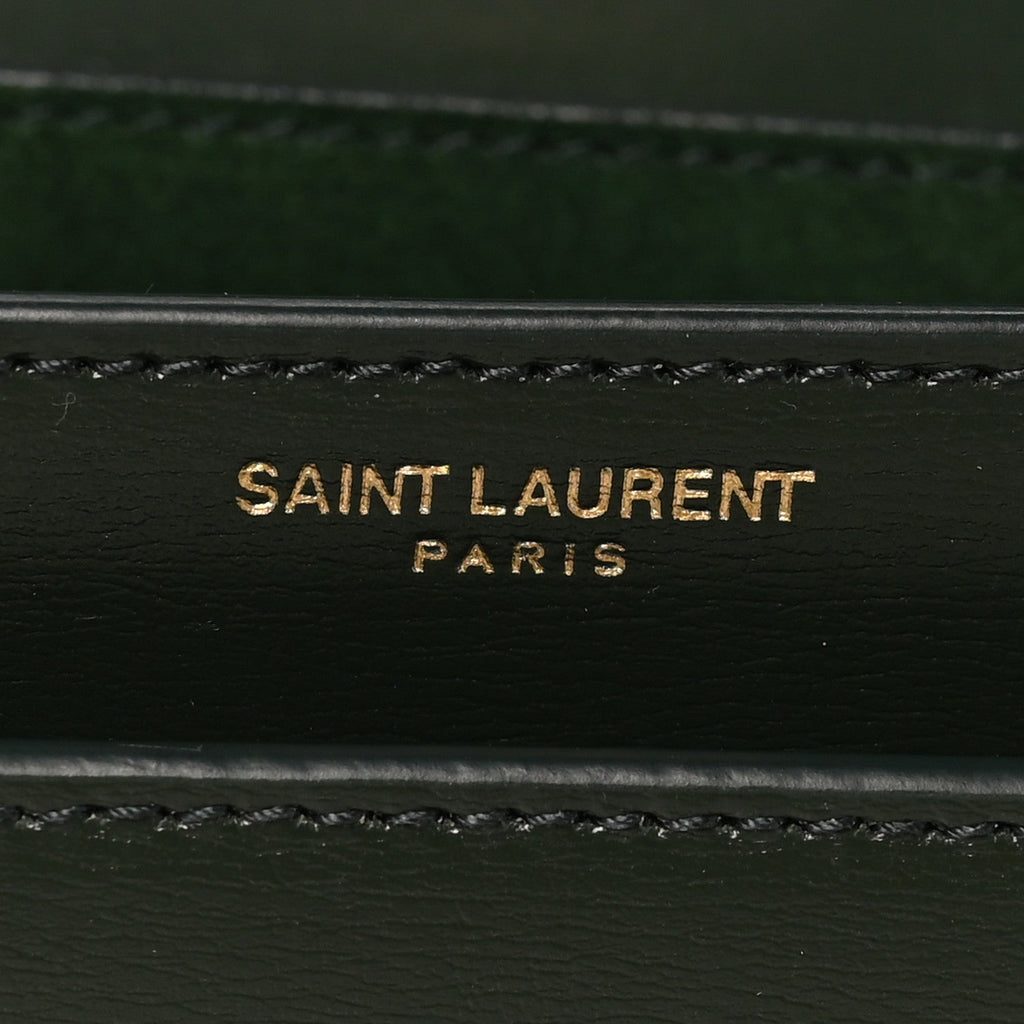Calfskin Medium Monogram Sunset New Vert Fonce