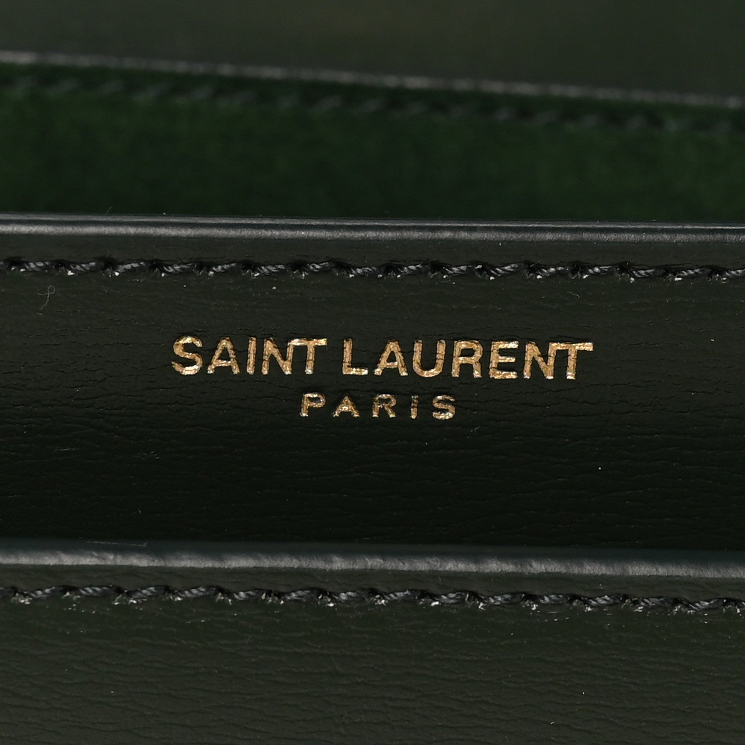 Calfskin Medium Monogram Sunset New Vert Fonce