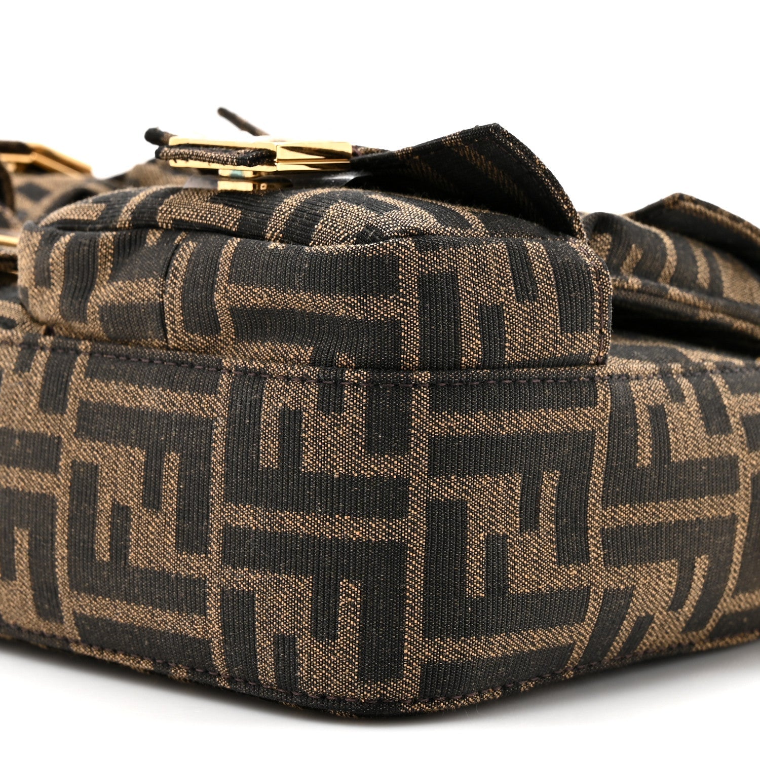 Fabric Jacquard FF 1974 Multipocket Baguette Tobacco Moro