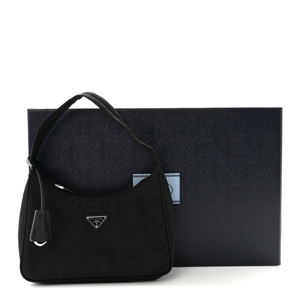 Tessuto Nylon Mini Re-Edition 2000 Bag Black