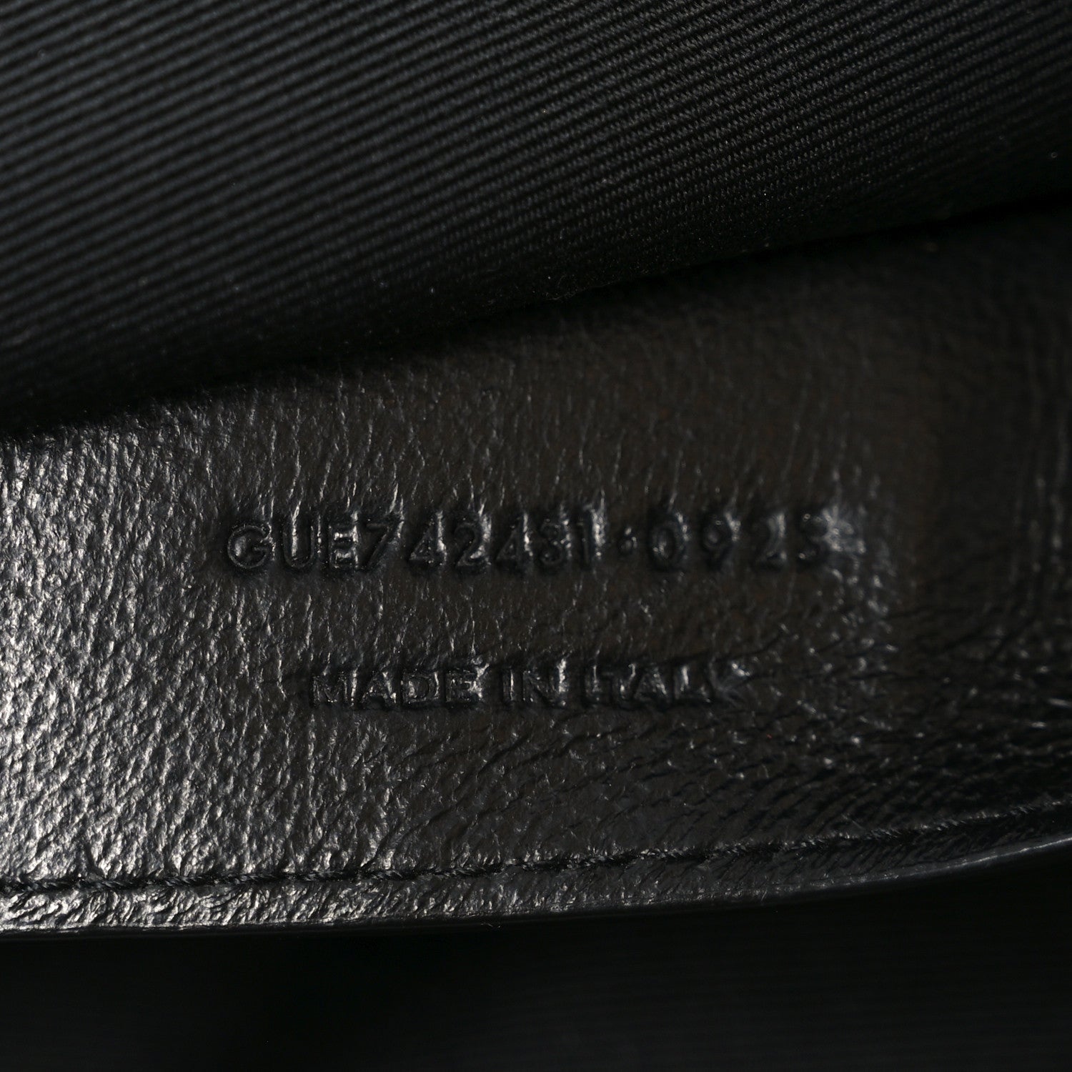 Lambskin Matelasse Monogram Large Jamie 4.3 Black