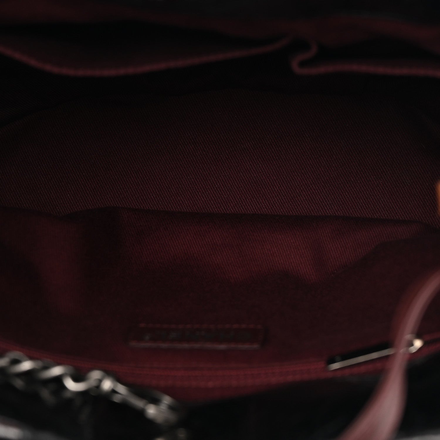 Iridescent Calfskin Small In The Mix Tote Dark Green