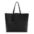 Calfskin Large Shopping Tote Black