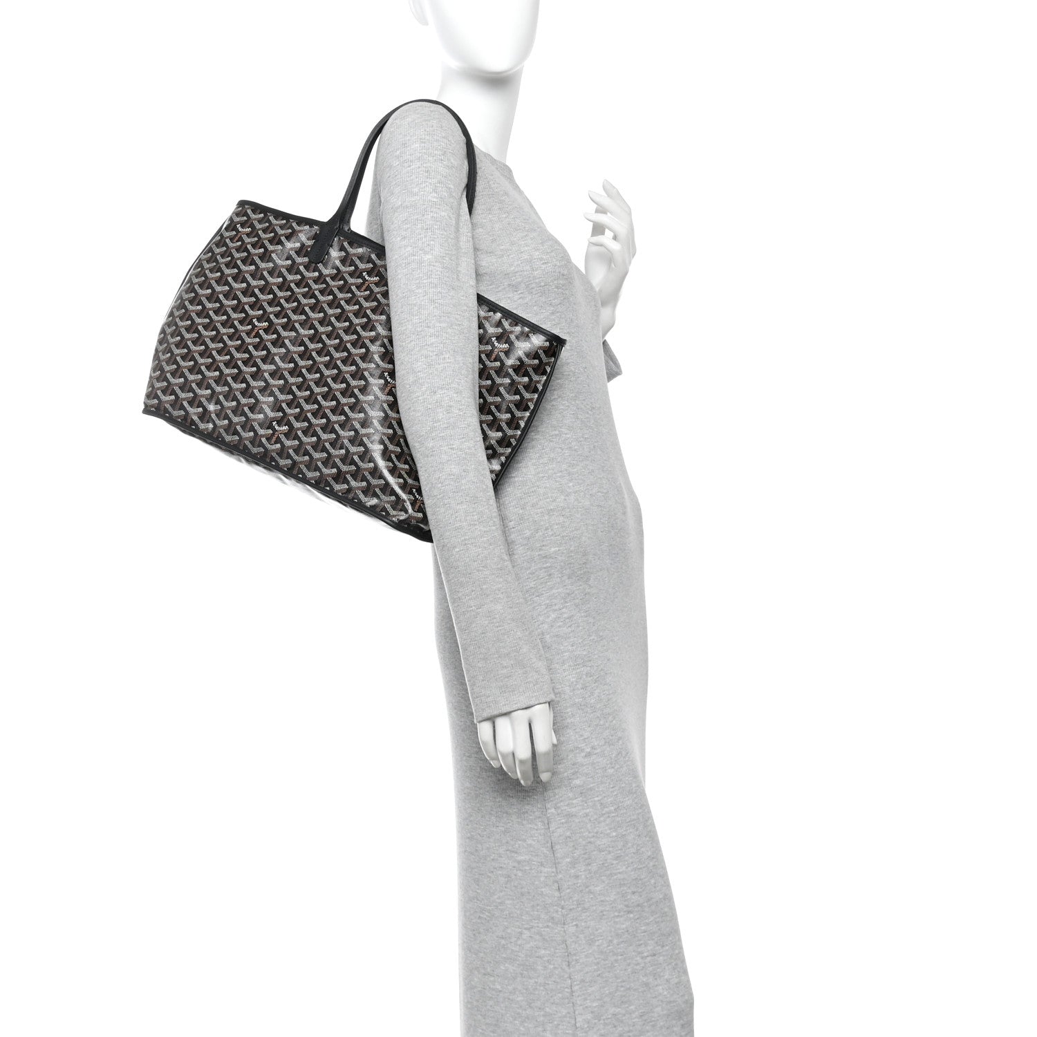 Goyardine Reversible Anjou PM Black