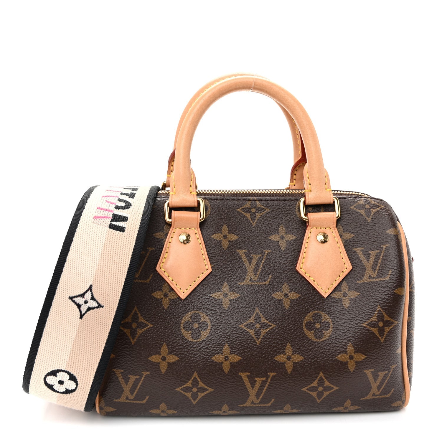 Monogram Speedy Bandouliere 20 Black