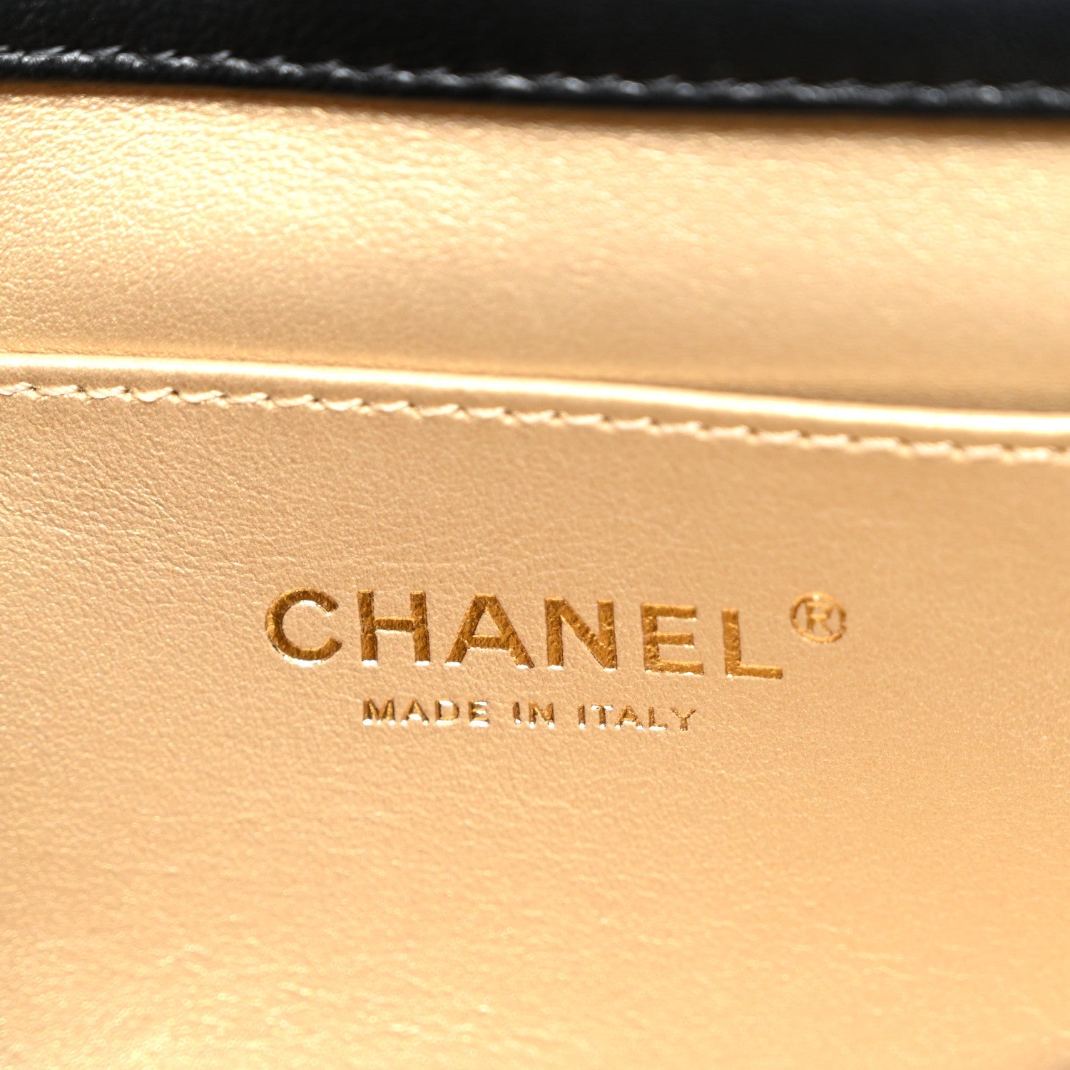 Lambskin Quilted Pearl Small Flap Black