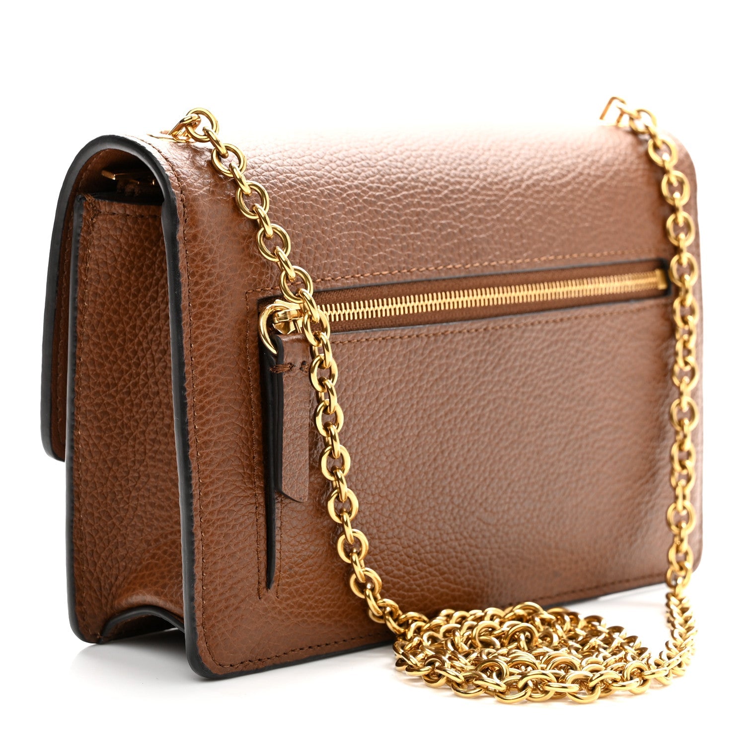 Small Classic Grain Calfskin Small Darley Oak
