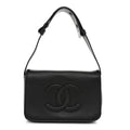 Lambskin CC Messenger Flap Black
