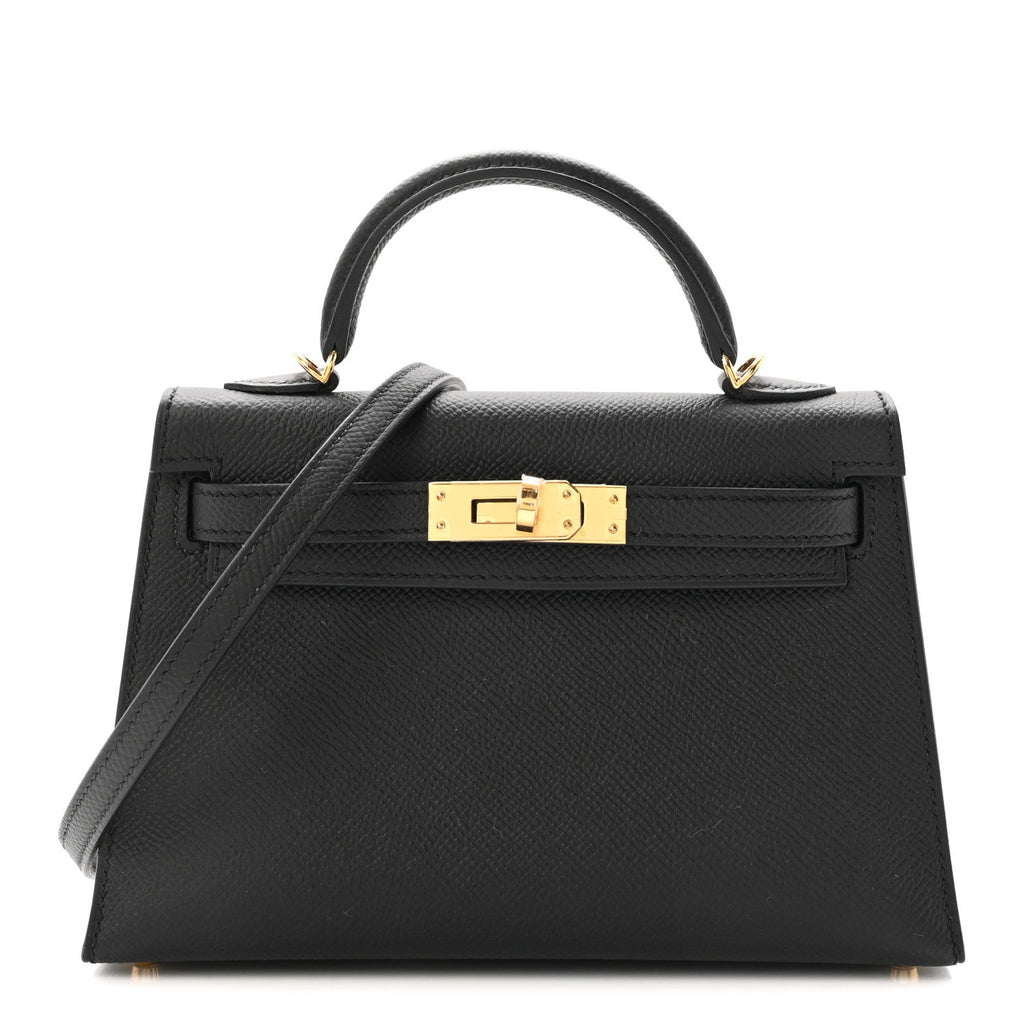 Epsom Mini Kelly Sellier 20 Black