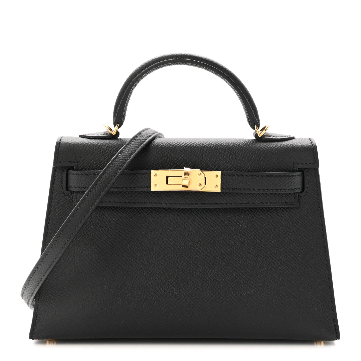 Epsom Mini Kelly Sellier 20 Black