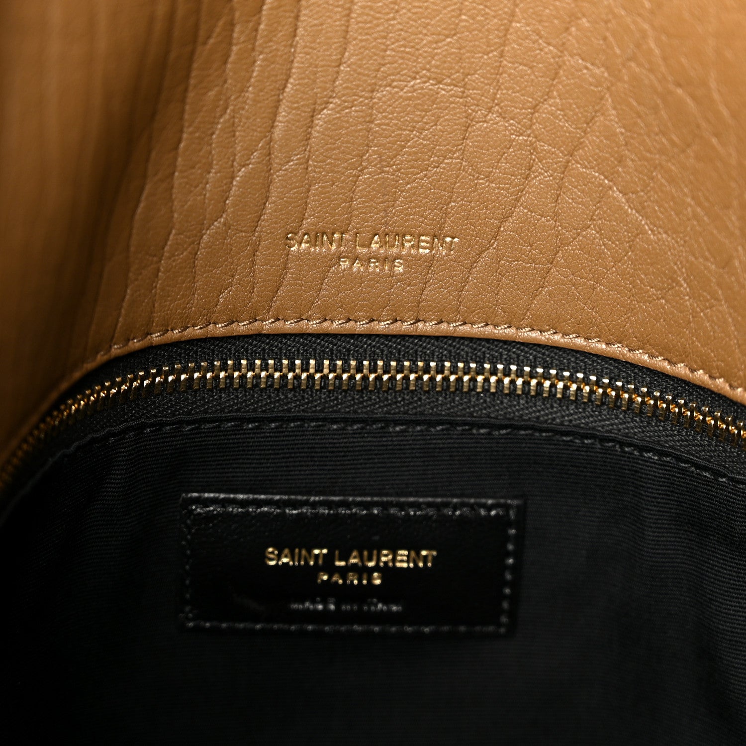 Grained Lambskin Monogram Large Niki Chain Satchel Dark Cork