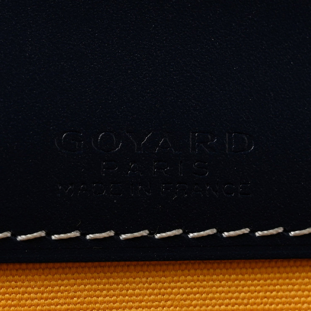 Goyardine Monte Carlo Bois Clutch Navy