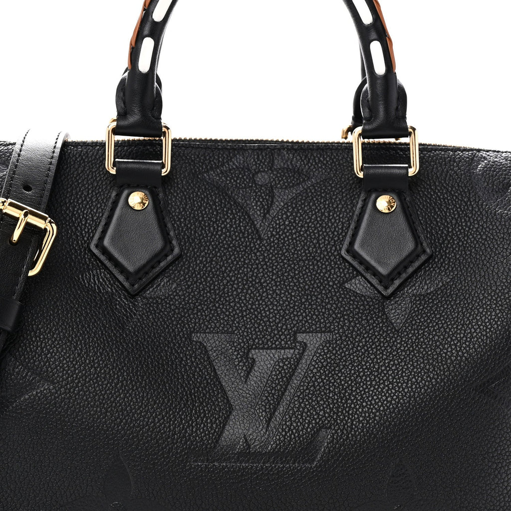 Empreinte Monogram Giant Wild At Heart Speedy Bandouliere 25 Black