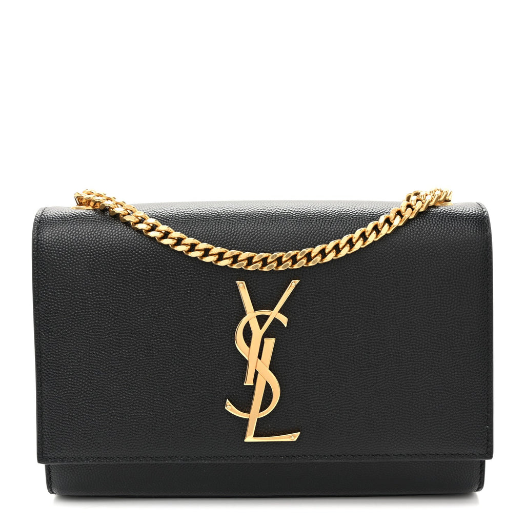 Grain De Poudre Small Monogram Kate Satchel Black
