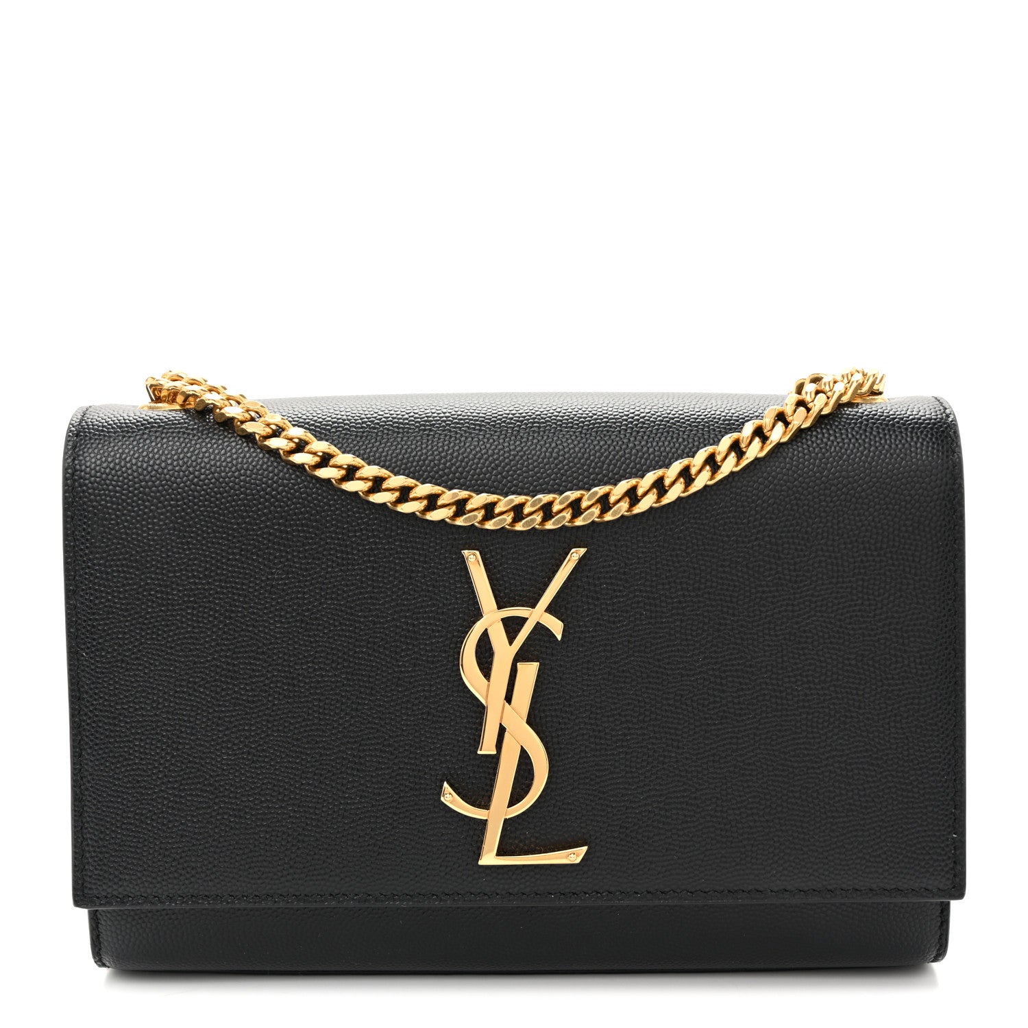 Grain De Poudre Small Monogram Kate Satchel Black
