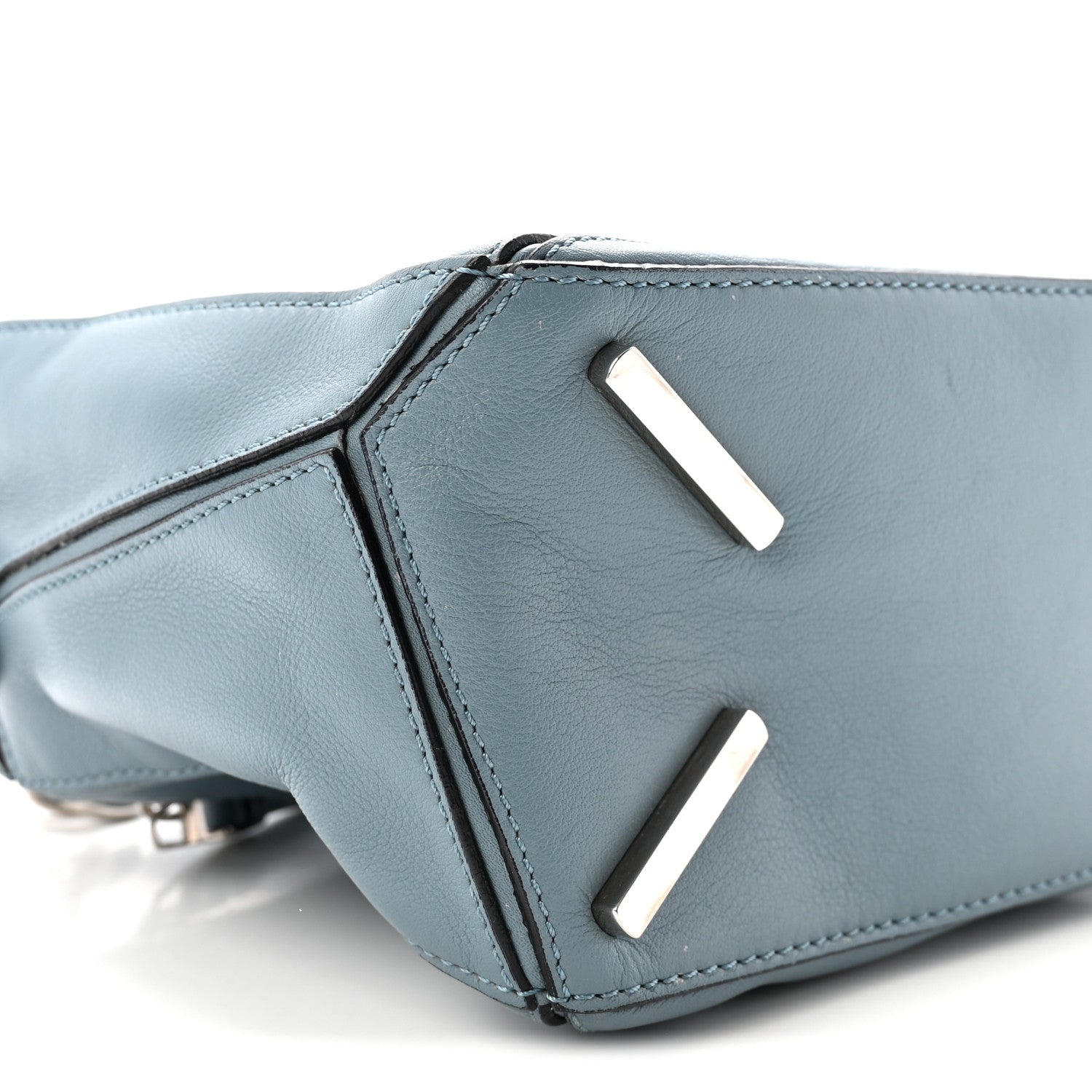 Calfskin Small Puzzle Bag Stone Blue