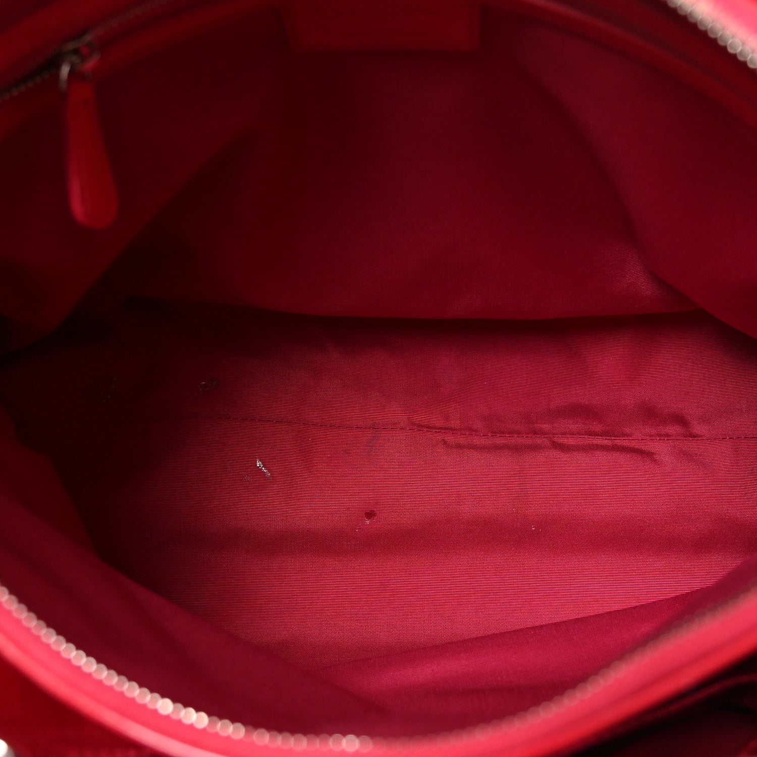Patent Cannage Large Dior Soft Shopping Tote Red