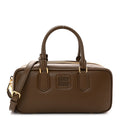 Calfskin Large Arcadie Top Handle Bag Tundra