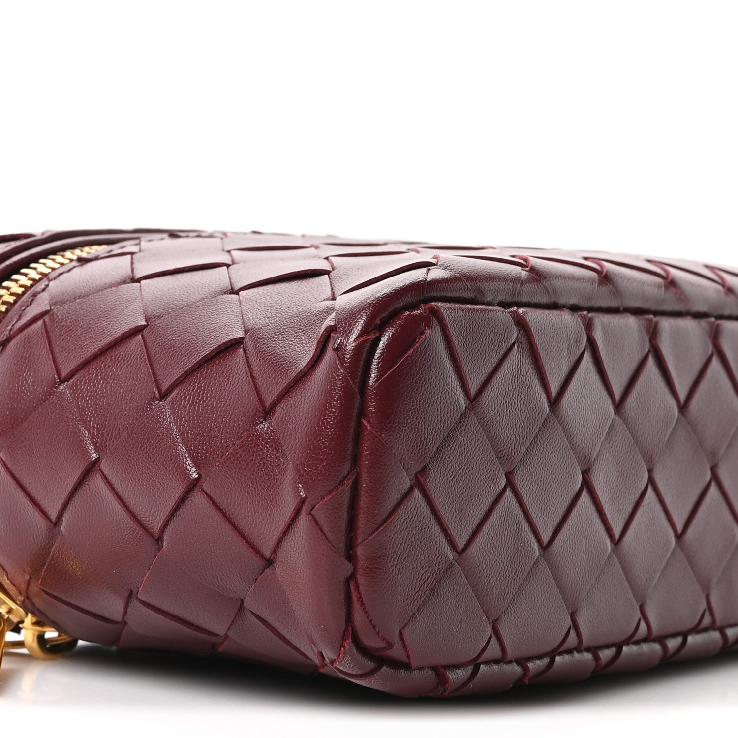 Nappa Intrecciato Bang Bang Vanity Case Barolo