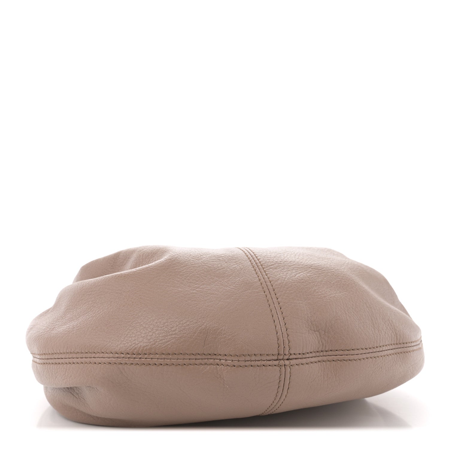 Grained Calfskin Small Bracelet Hobo Bag Woodrose