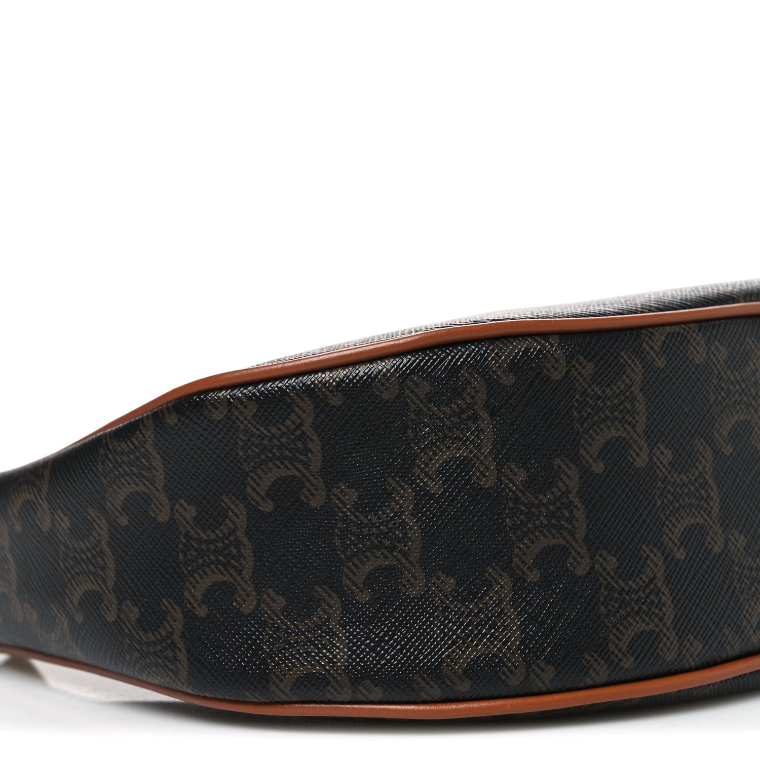 Triomphe Canvas Calfskin Ava Shoulder Bag Tan