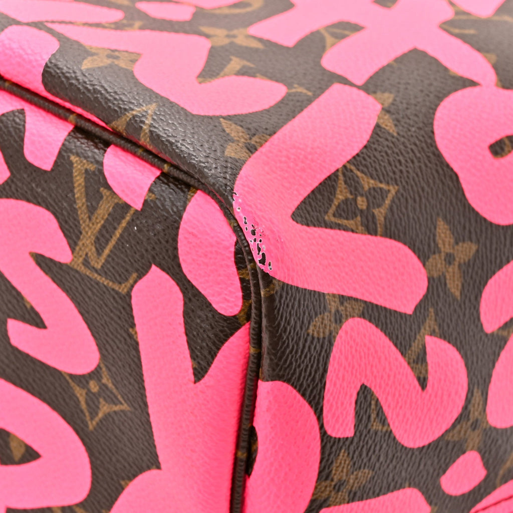 Monogram Graffiti Neverfull GM Fuchsia