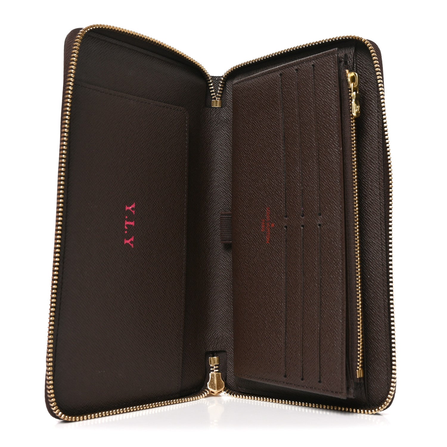 Damier Ebene Zippy Organizer Wallet
