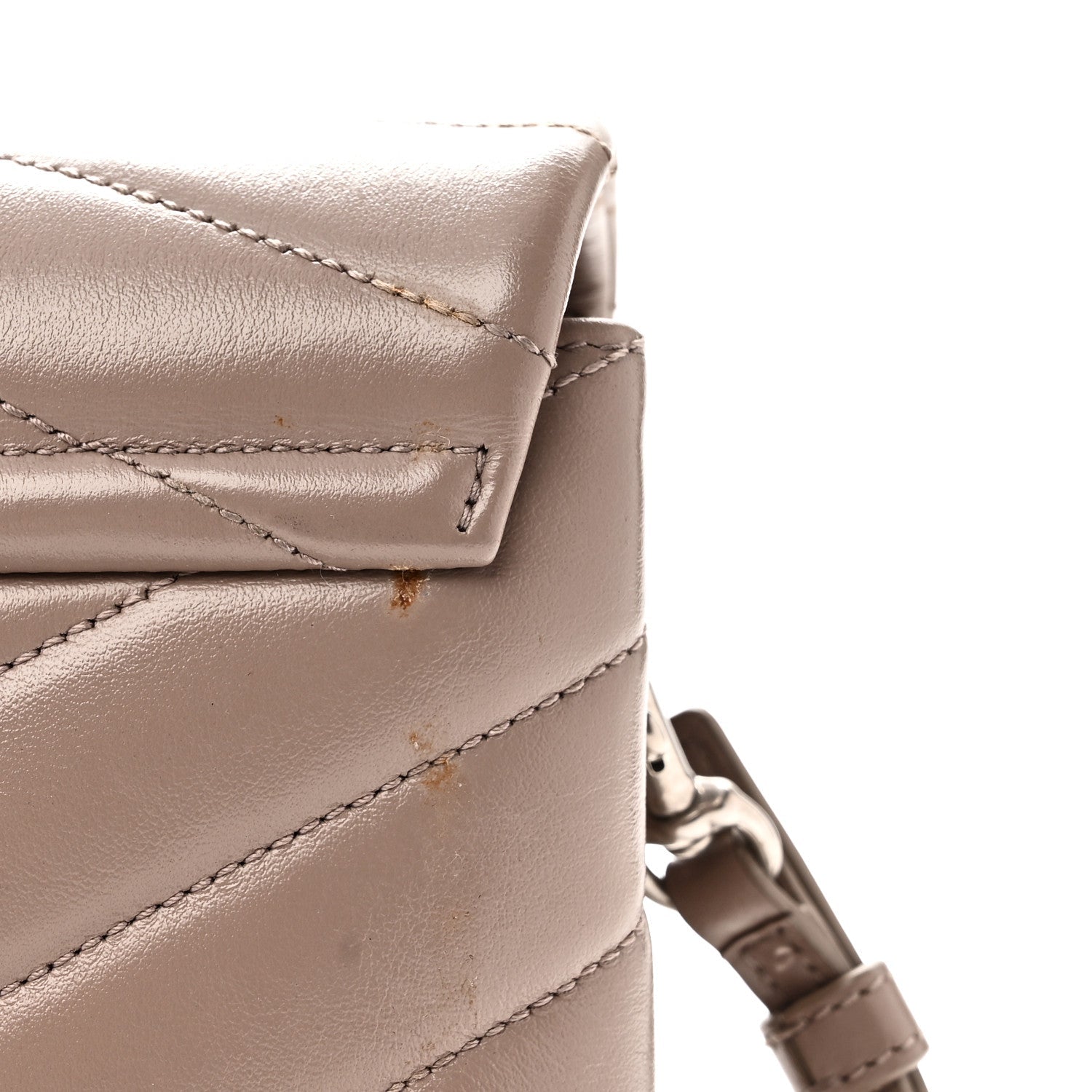 Calfskin Y Quilted Monogram Toy Loulou Crossbody Bag Mink
