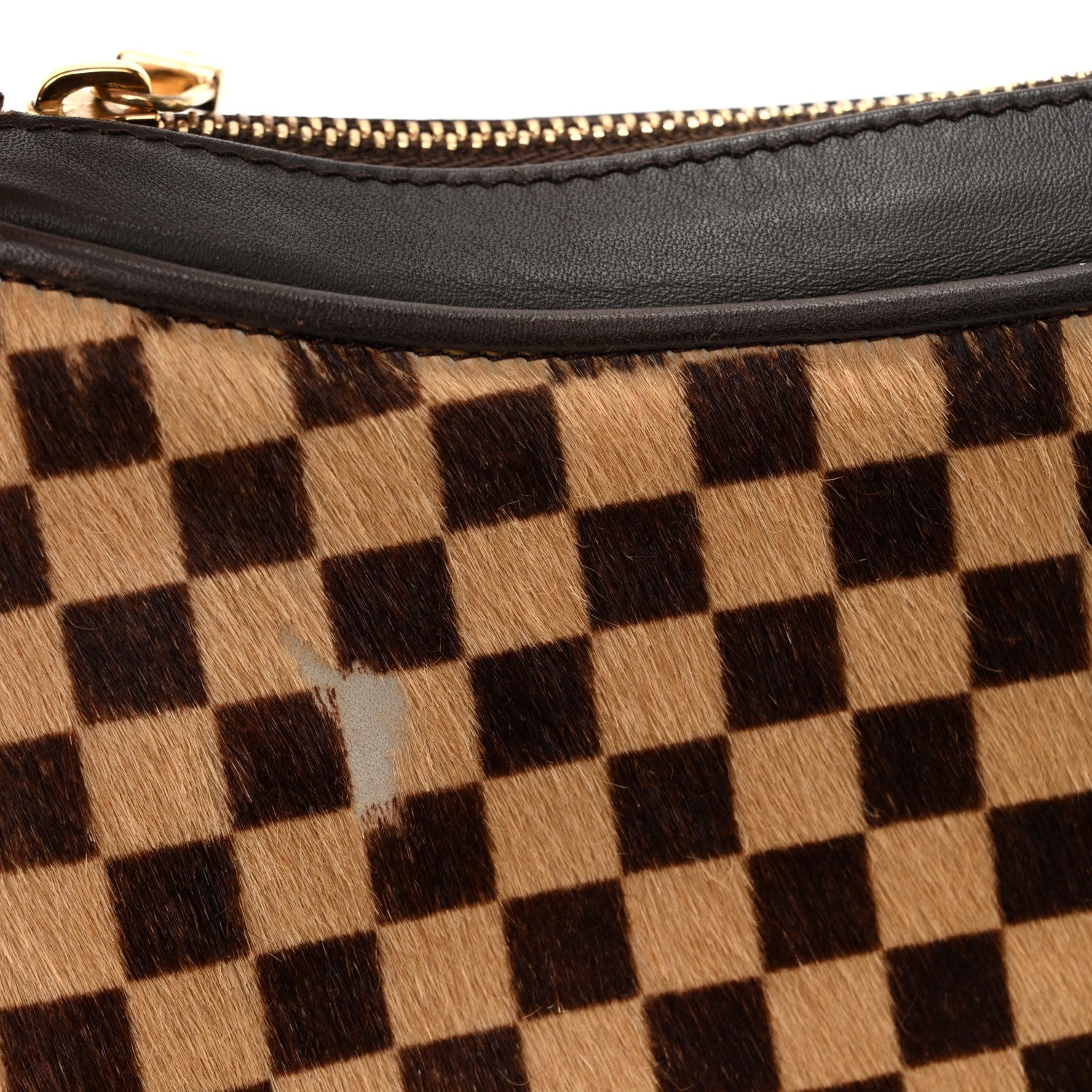 Calf Hair Damier Sauvage Tigre