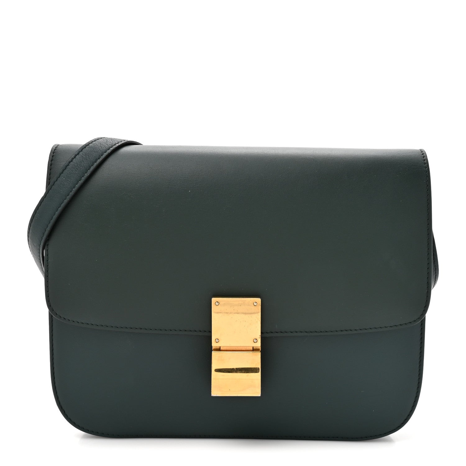 Box Calfskin Medium Classic Box Flap Bag Amazone