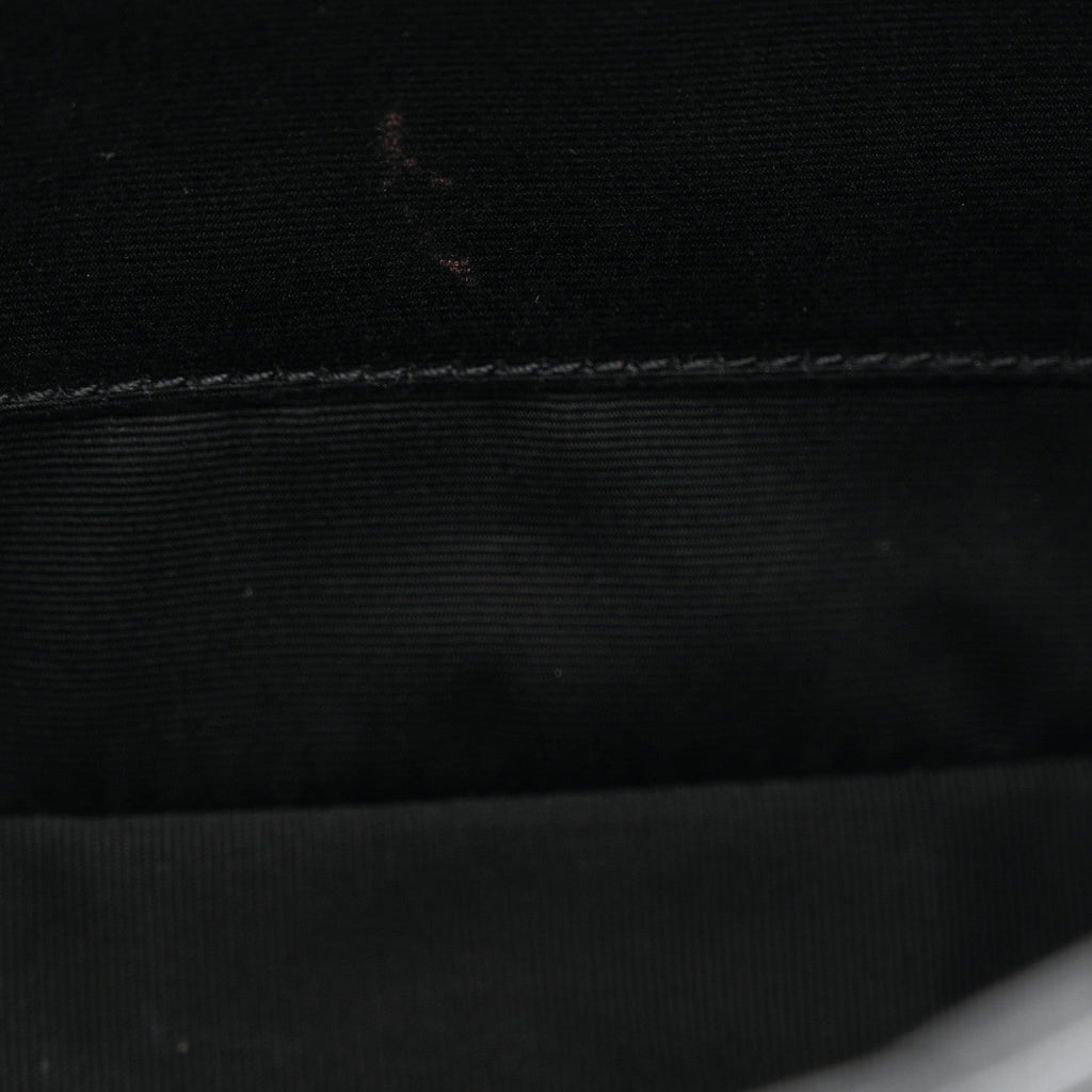 Patent Calfskin Crocodile Embossed Monogram Lou Camera Bag Black