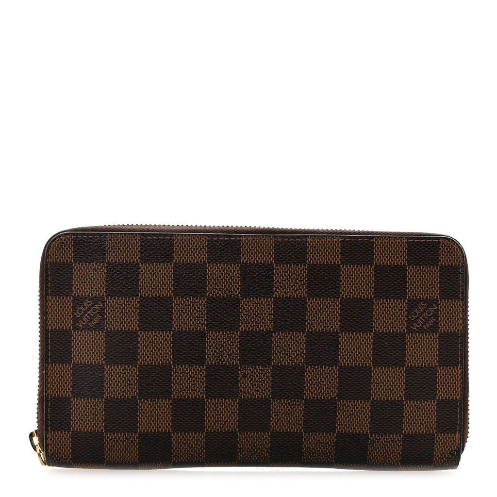Damier Ebene Zippy Organizer Wallet