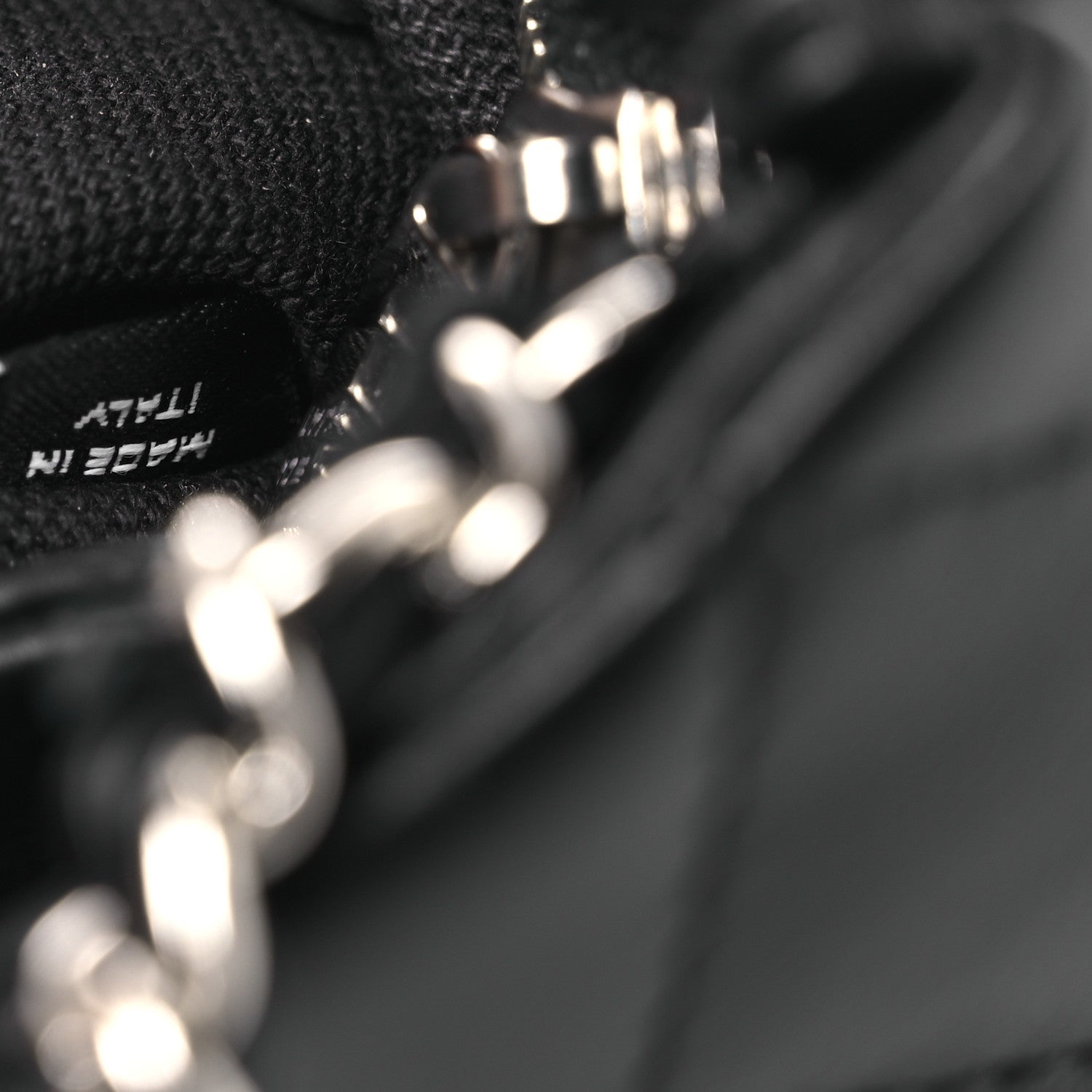 Lambskin Quilted Crossbody Bag Black