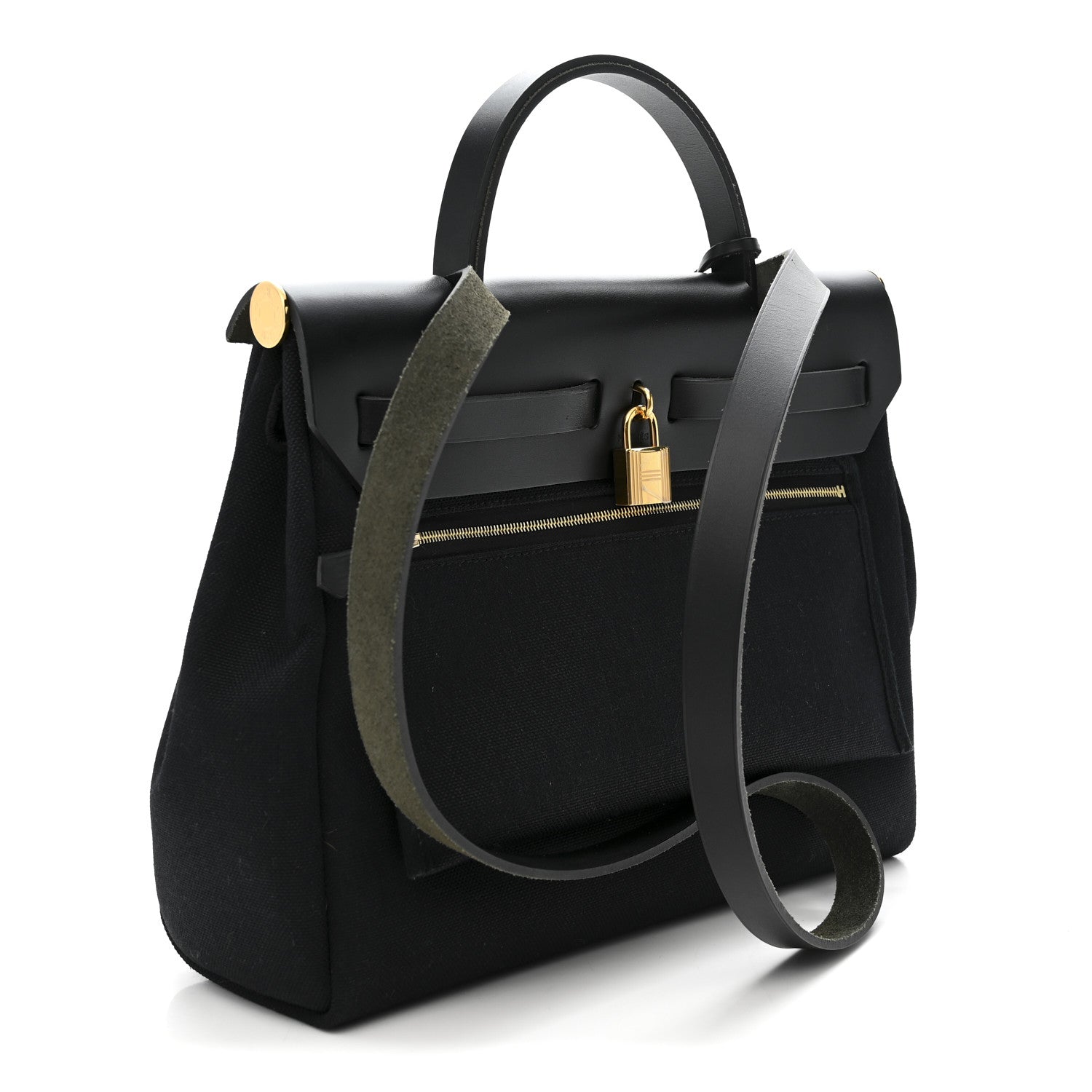Military Toile Vache Hunter Herbag Zip Retourne 31 PM Bleu Marine Black