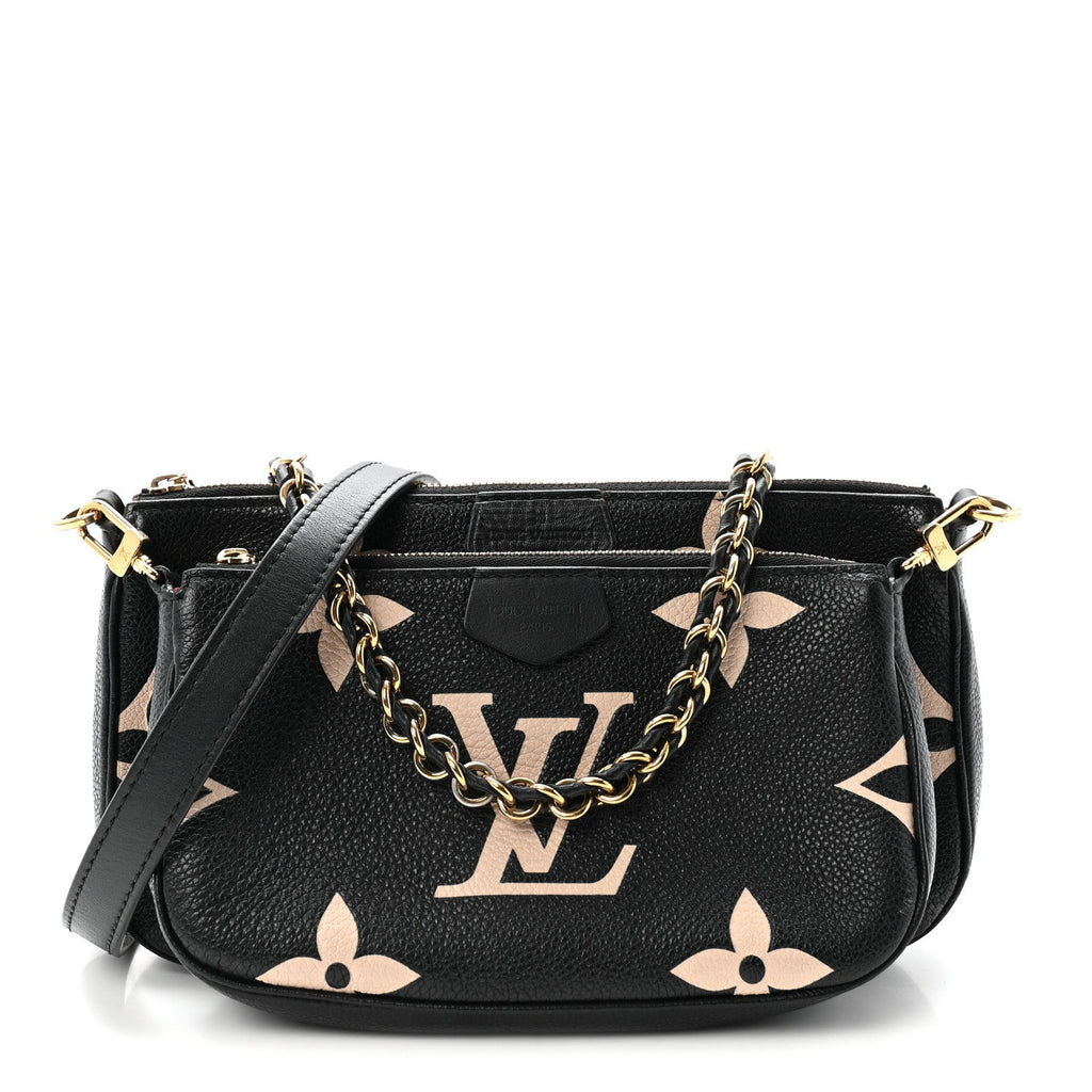 Empreinte Monogram Giant Multi Pochette Accessories Black Beige