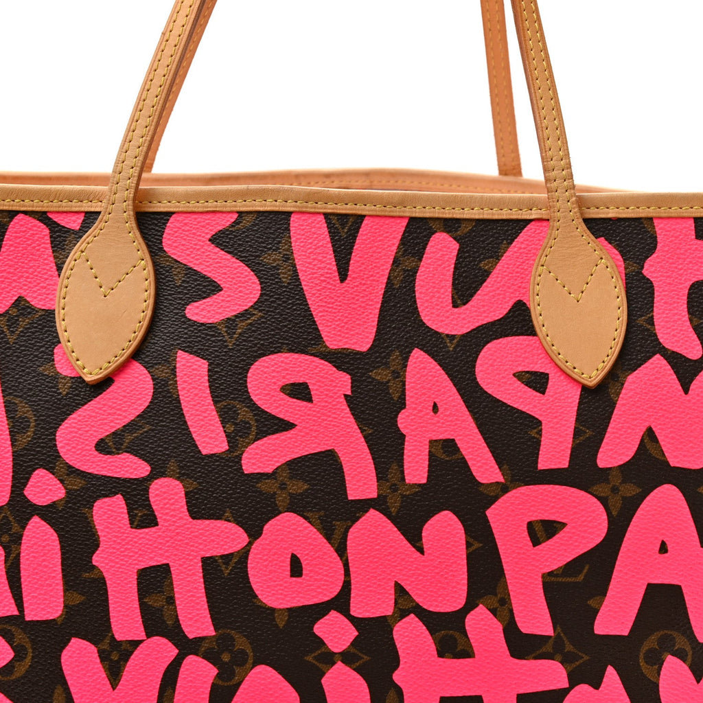 Monogram Graffiti Neverfull GM Fuchsia