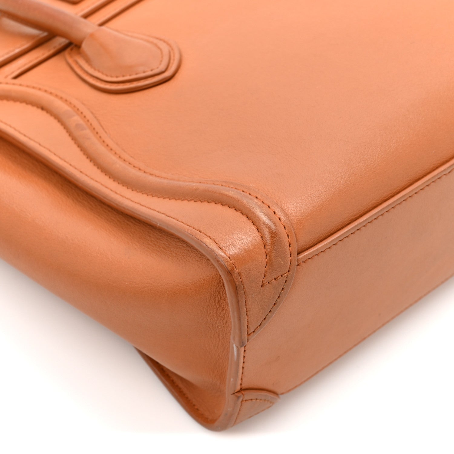 Smooth Calfskin Nano Luggage Light Copper