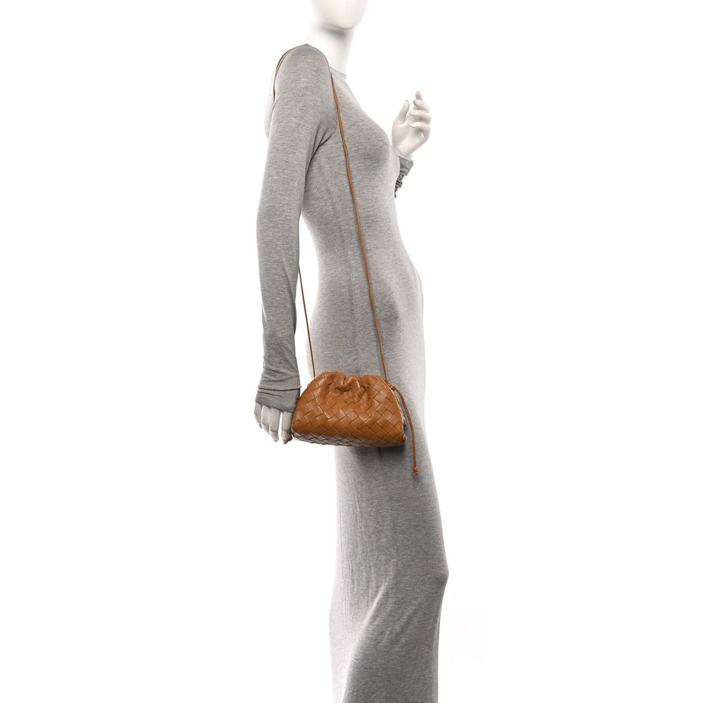 Nappa Intrecciato The Mini Pouch Carmel