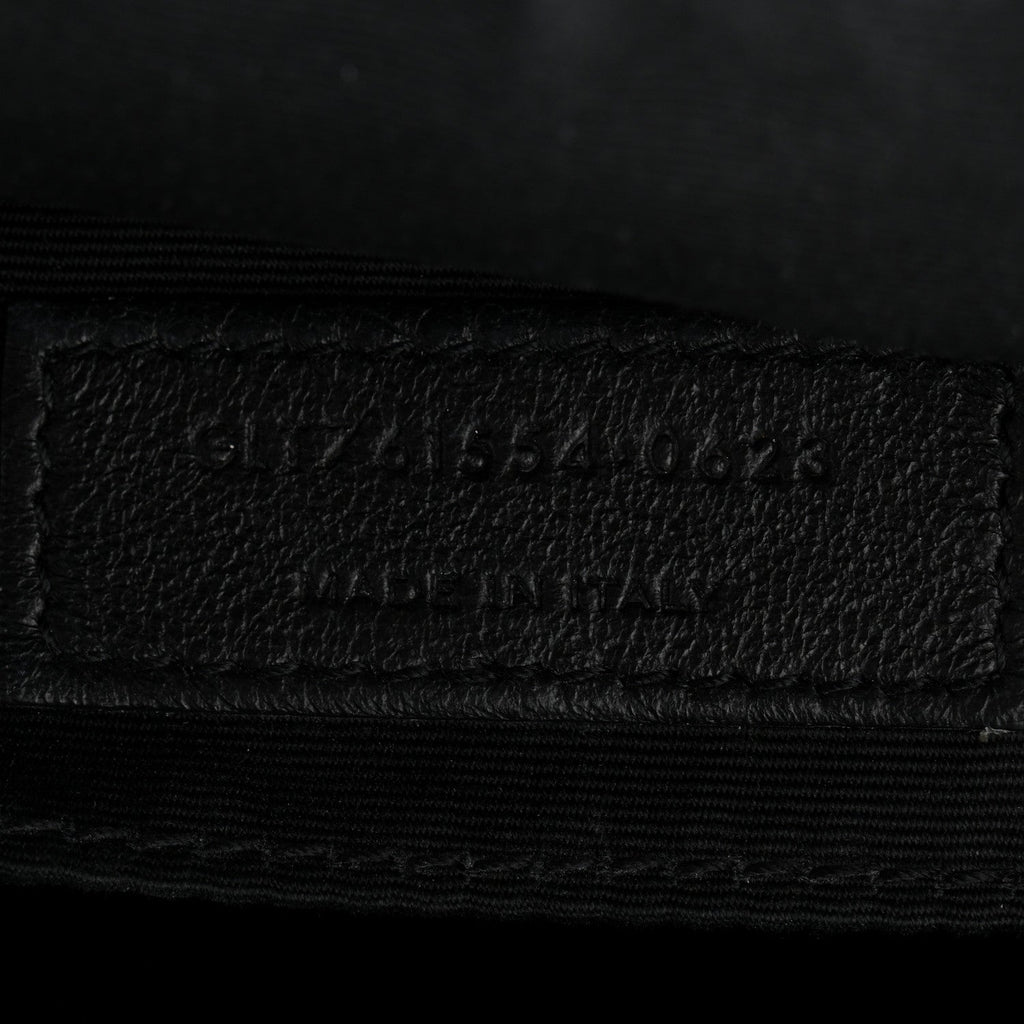 Calfskin Matelasse Monogram Monochrome Lou Camera Bag Black