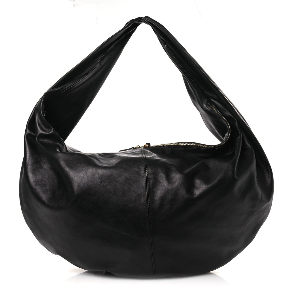 Vintage Calfskin Extra Large Olivia Hobo Black