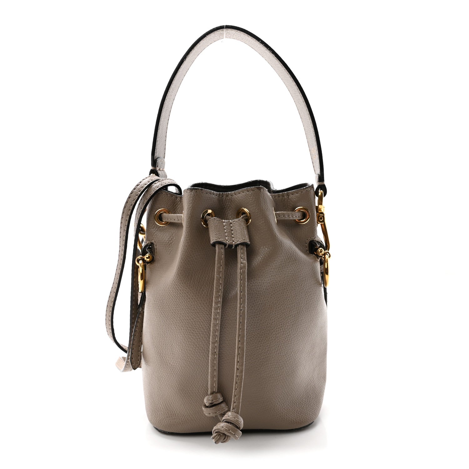 Vitello Cruise F is Fendi Mini Mon Tresor Bucket Bag Tortora