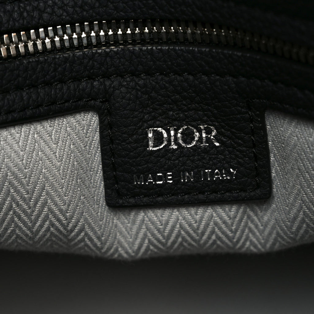 Icons Calfskin Medium Normandie Tote Grey Tote Black