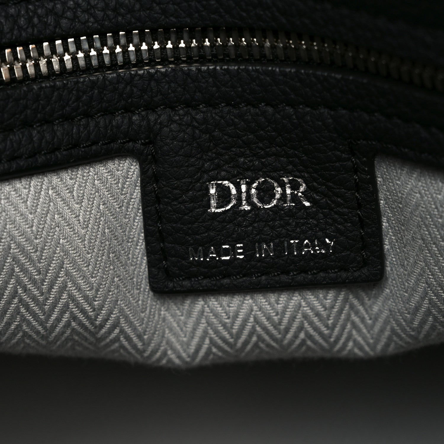 Icons Calfskin Medium Normandie Tote Grey Tote Black