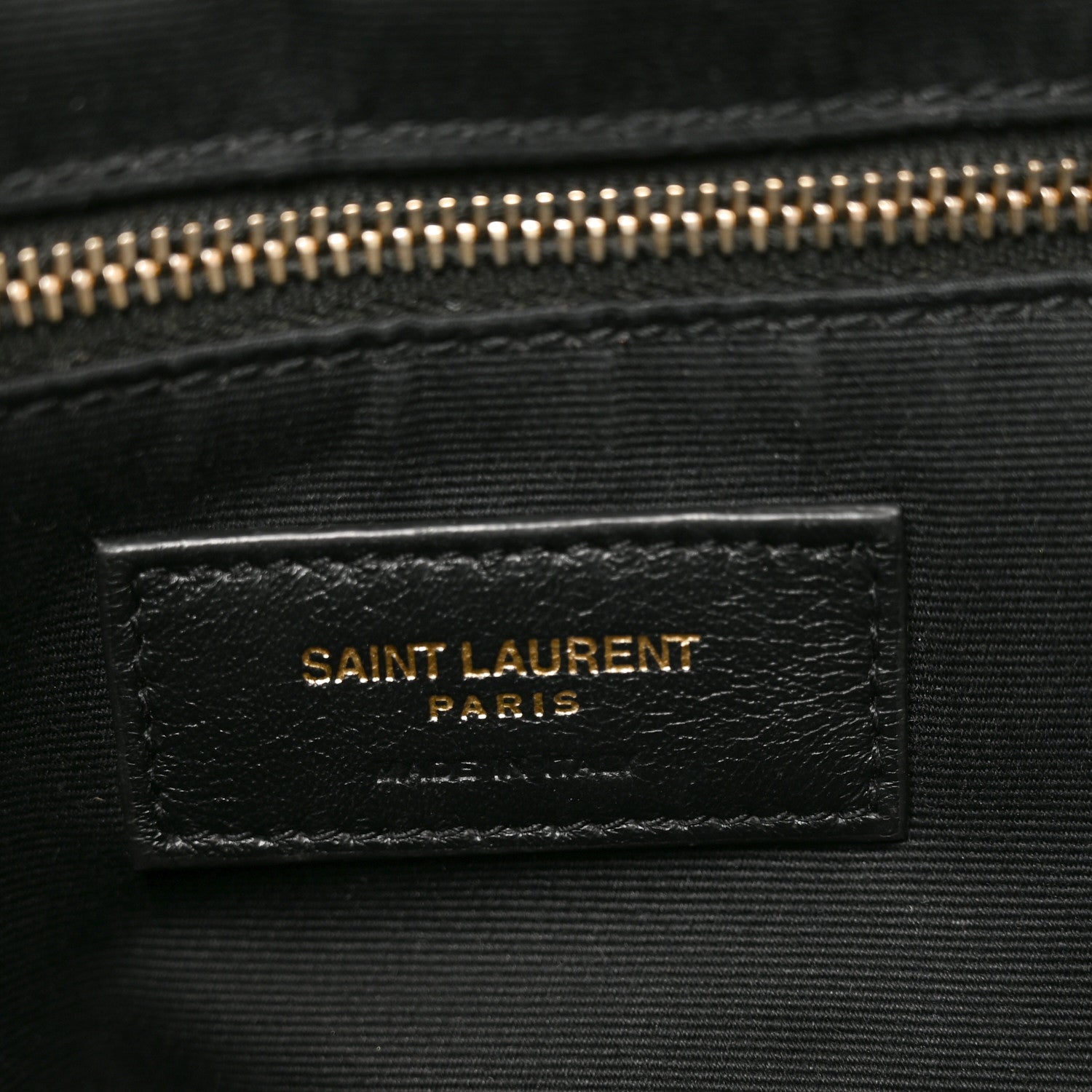 Calfskin Y Quilted Monogram Large Loulou Shopper Black