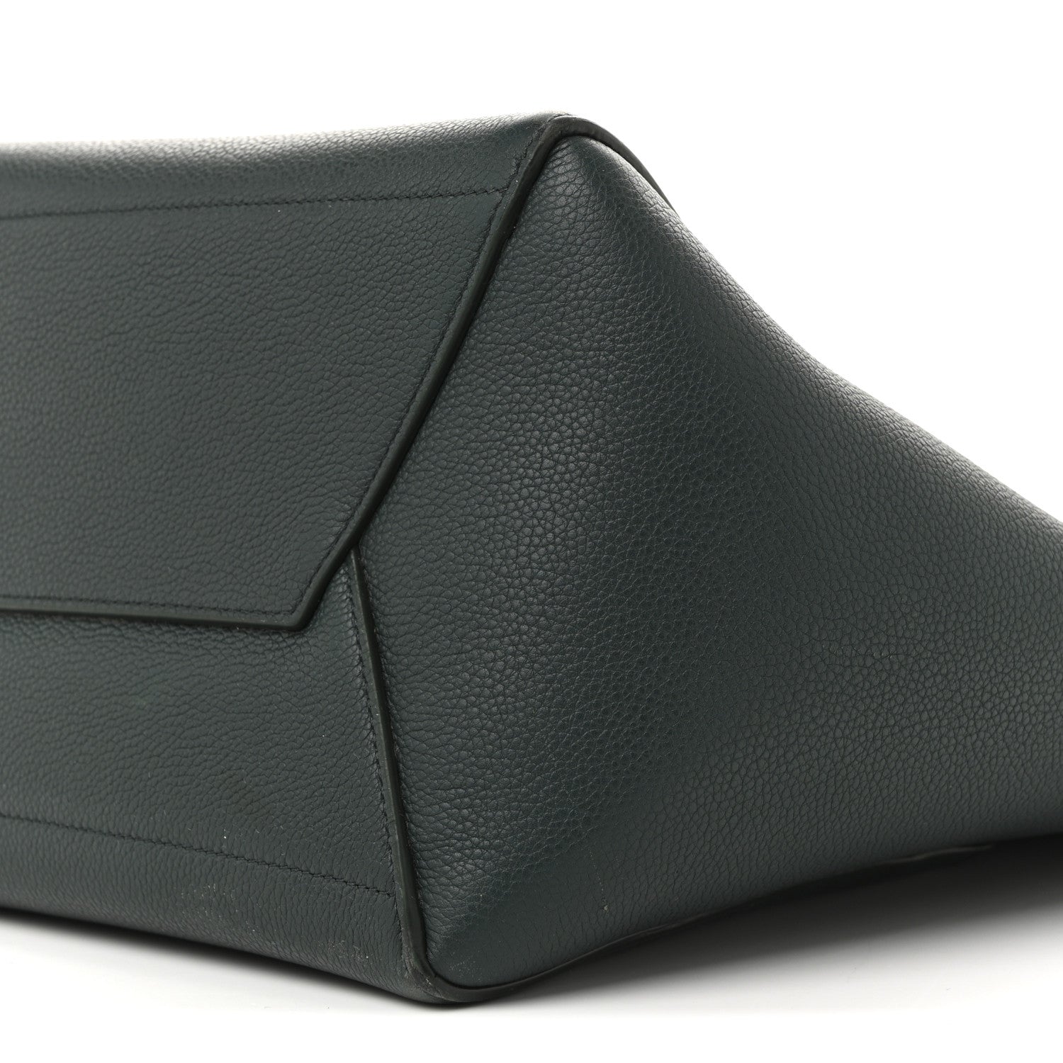 Soft Grained Calfskin Sangle Bucket Bag Amazone