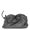 Glitter Calfskin Mini Cloud Clutch Multicolor
